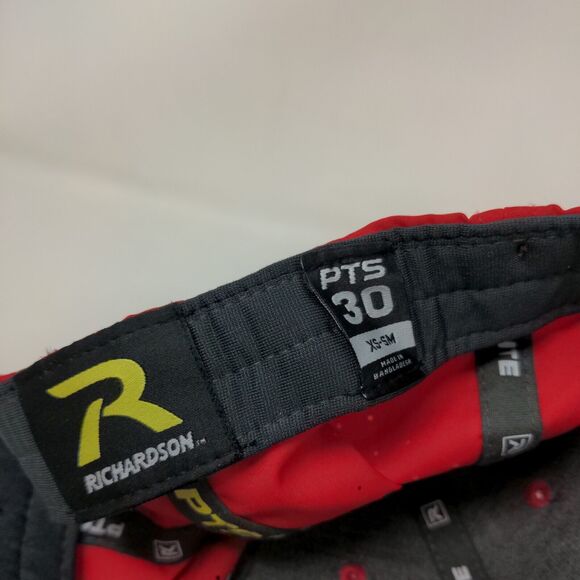 Richardson Men's Fitted Hat PTS 30 Red Size XS-S Embroidered G Logo - Picture 7 of 7